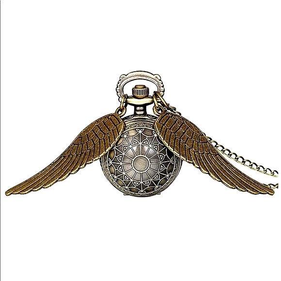 🎃🕸️ Harry Potter Golden Snitch Hidden Watch Pendant 🏆HP🏆 - Picture 7 of 8